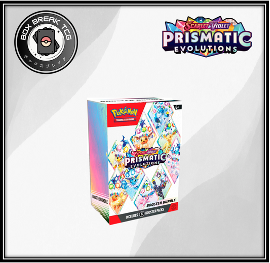 Pokemon TCG: Scarlet & Violet-Prismatic Evolutions Booster Bundle